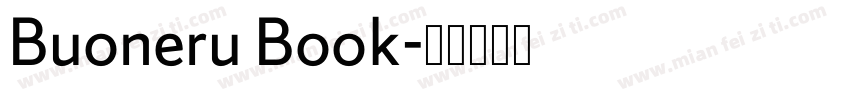 Buoneru Book字体转换